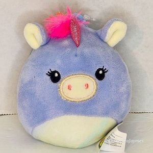 Gave as🎁 FREE GIFT w order PETULA 🦄 Unicorn Clip Original Squishmallow NWT
